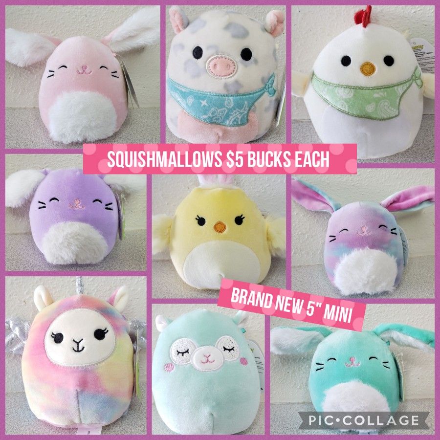 Squishmallows 5" New Plushes For SALE 