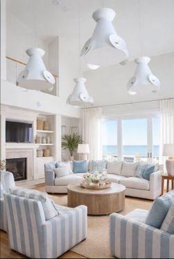 Extra large coastal design chandelier pendant light