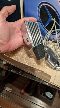 Rare 1960's Calrad DM-18 Dynamic Microphone