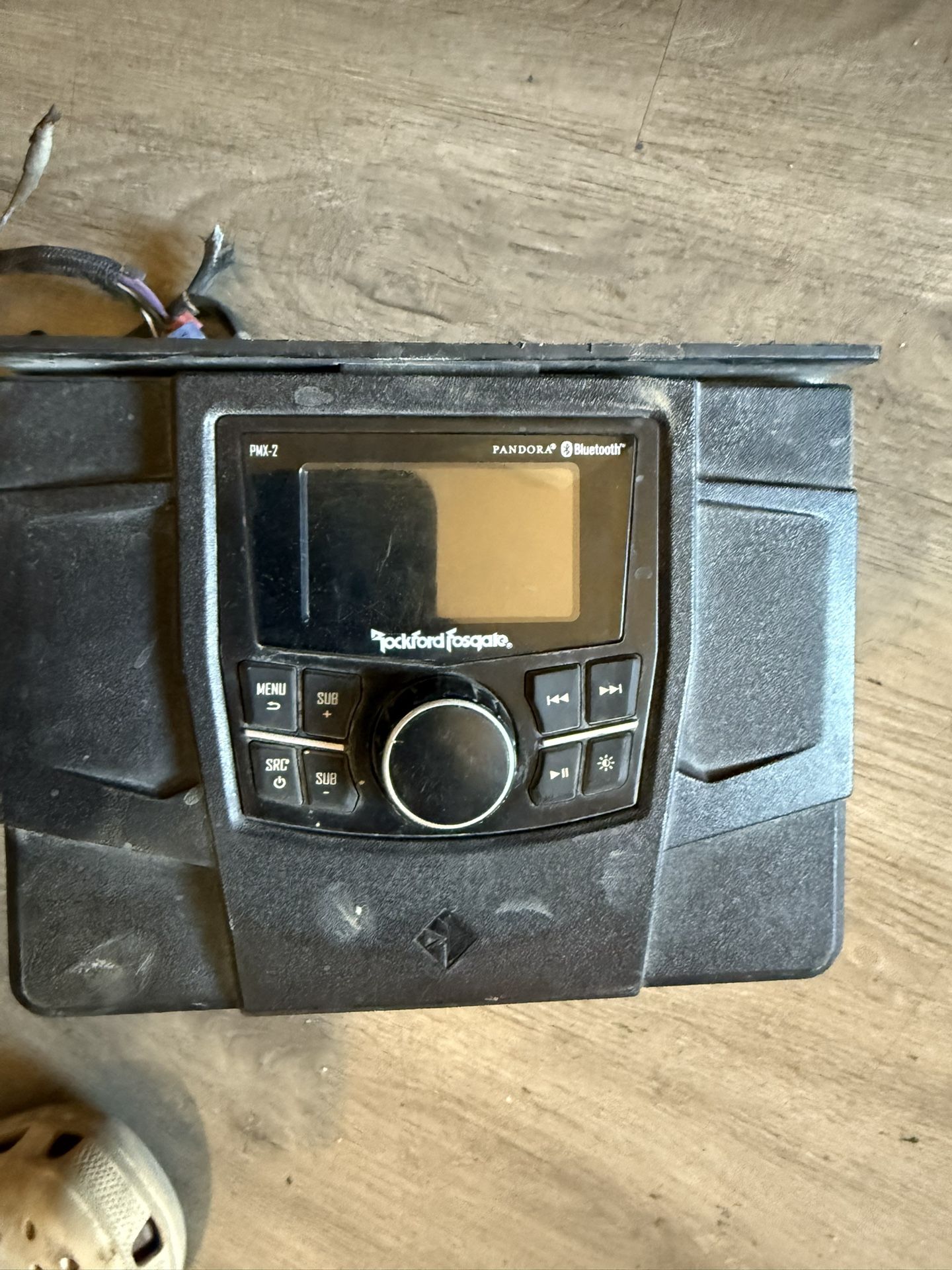 Rockford Fosgate PMX-2 Punch Marine Compact AM/FM/WB Digital Media Receiver 2.7" Display