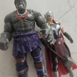 Marvel Avengers gray grey Gamerverse Hulk Hasboro 2020 6 inch Action Figure And Mighty Thos Jane Foster