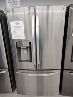 50% OFF 3 DOOR FRENCH DOOR FRIDGES!  THIS WEEK ONLY! LG 28 Cu Ft, 36"W (Was $1498 Now Only $749)