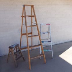 Wood Ladders - Open Up Ad for Pricing