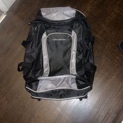 Samsonite travel suitcase （free roots backpack）