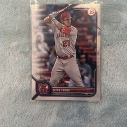 2022 Bowman Baseball #32 Mike Trout - Los Angeles Angels