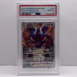 2019-2023 Pokemon SWSH Black Star Promos Lucario VST #SWSH291 PSA 10