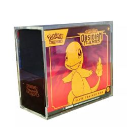 Acrylic ETB Case 8mm W/ Magnetic Lid Pokemon TCG