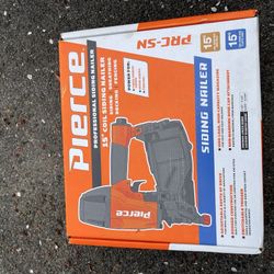 New Pierce 15 inch Siding nailer ..1/2 Price 
