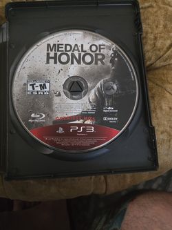 Medal of Honor video game for the Sony (PS3) "Greatest Hits" edition.