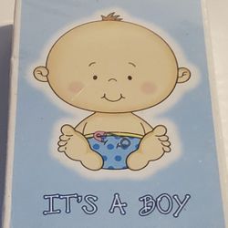 It's A Boy Playing Cards