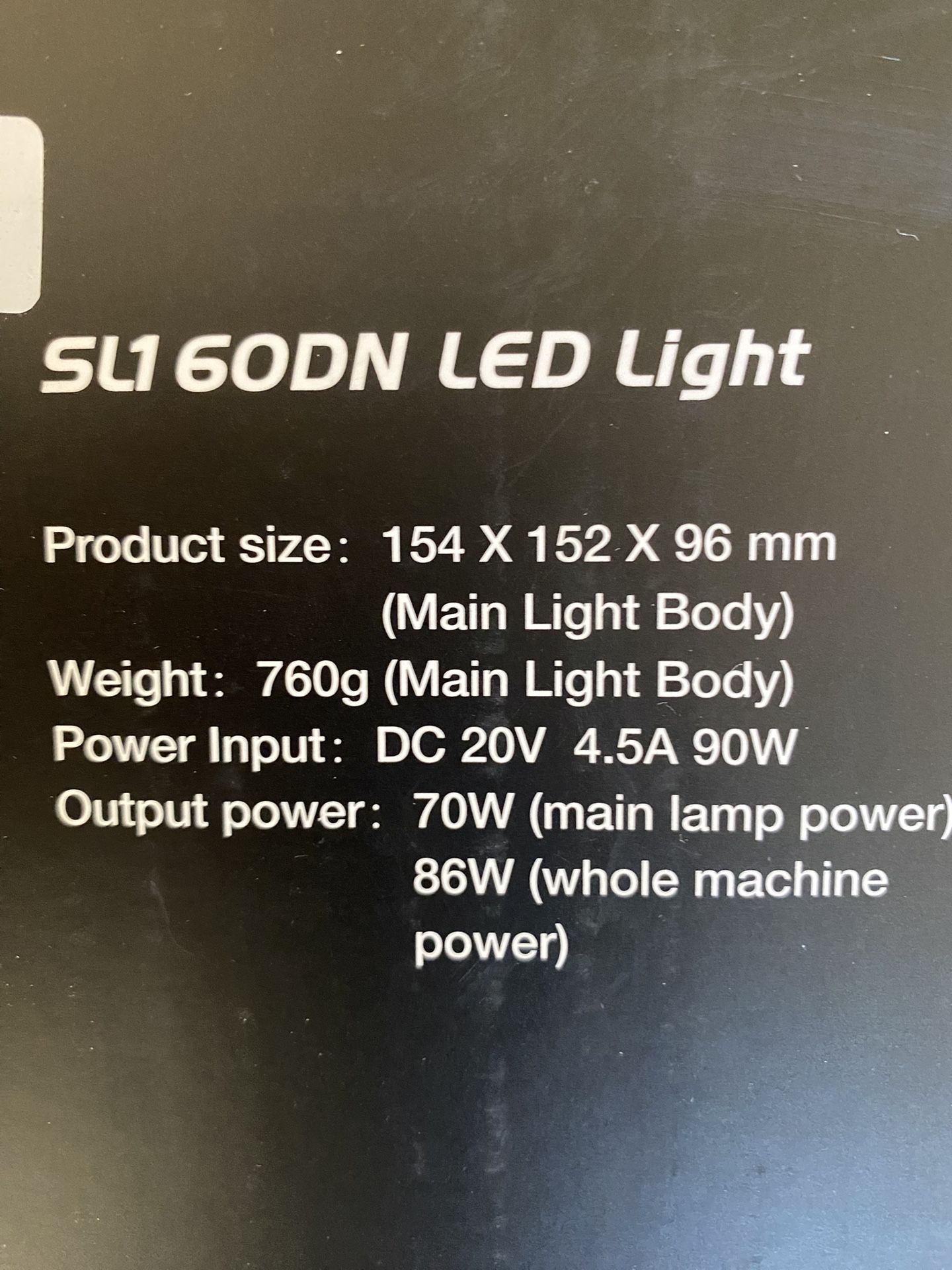 IFOOTAGE SL1 60DN LED Video Light with Carry Bag