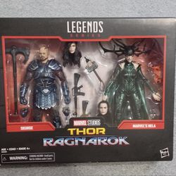 Thor Ragnarok Legends Double Figure Skurge Marvel's Hela Avengers Hulk