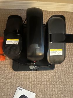 Electric elliptical trainer with  remote
