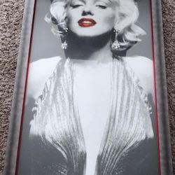 Marilyn Monroe Poster (Canvas)  HD Framed