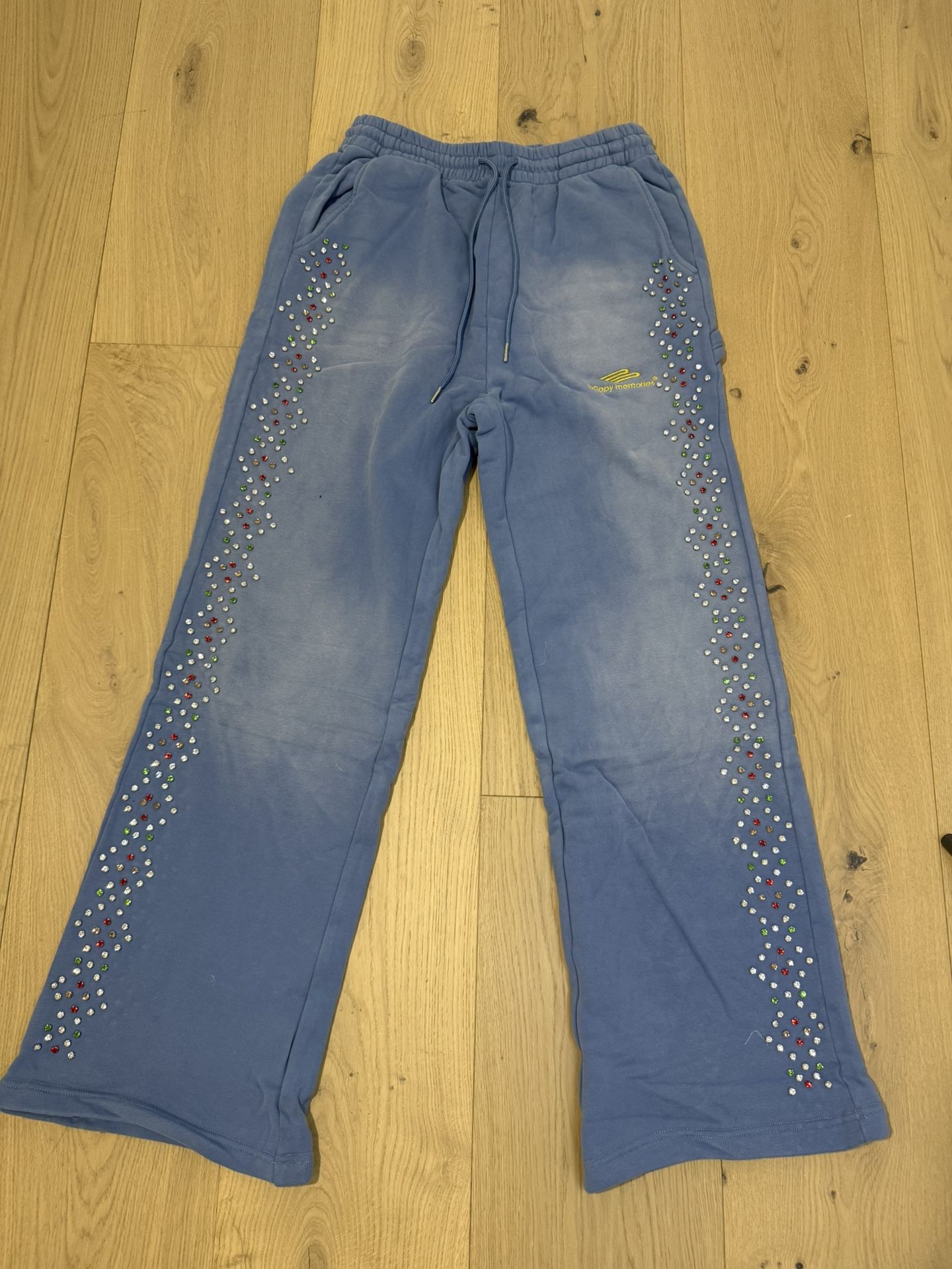 HMDD Baby Blue Crystal Sweats