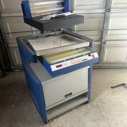 Precision Press A Print Screen Printer 