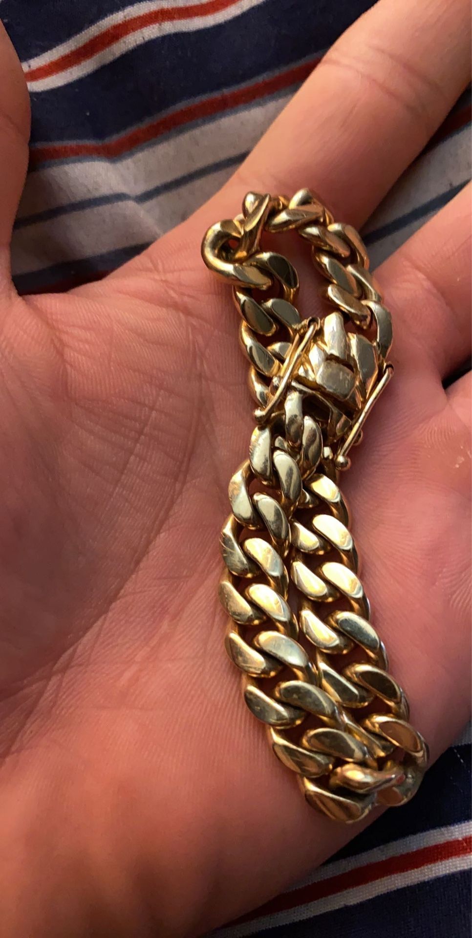 10K Cuban Link Bracelet