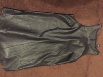 F21 leather dress