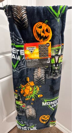 Monster Jam Halloween Blanket🎃