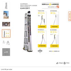 Gorilla Multi Ladder 70% Off