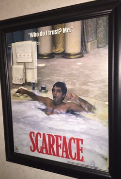 Scarface framed picture
