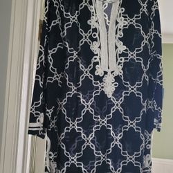 Charter Club Weekend Long Sleeve Tunic Women's L