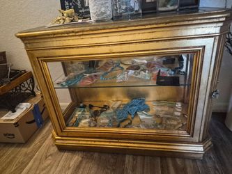 Gold Display Cabinet