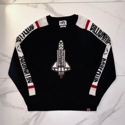Billionaire Boys Club Rocket Knit Sweater Black Wool Blend Size XXL