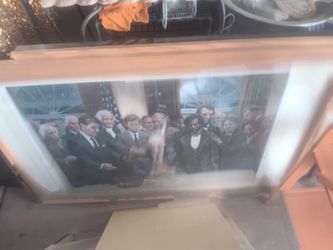 Trump  President's Picture Framedv