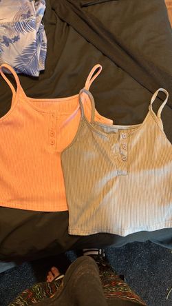 half button up crop tops