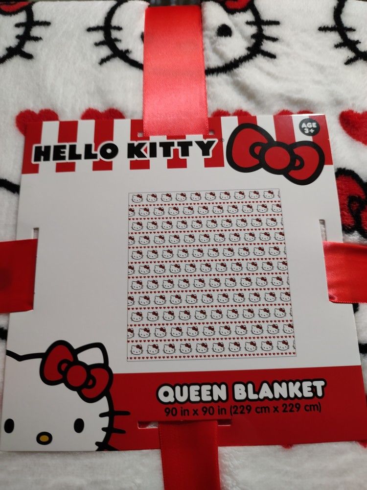 Hello Kitty Queen Size Blankets $50 Each 