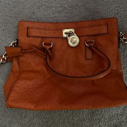Michael Kors Ostich Leather Handbag