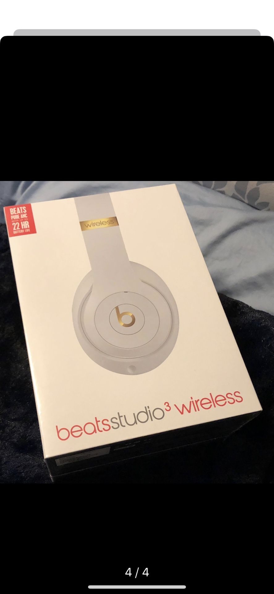 White Beats Studio 3 Headphones Brand New Sealed Wireless