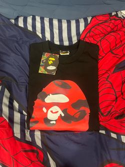 BAPE Ape Head Camo Graphic T-Shirt Black