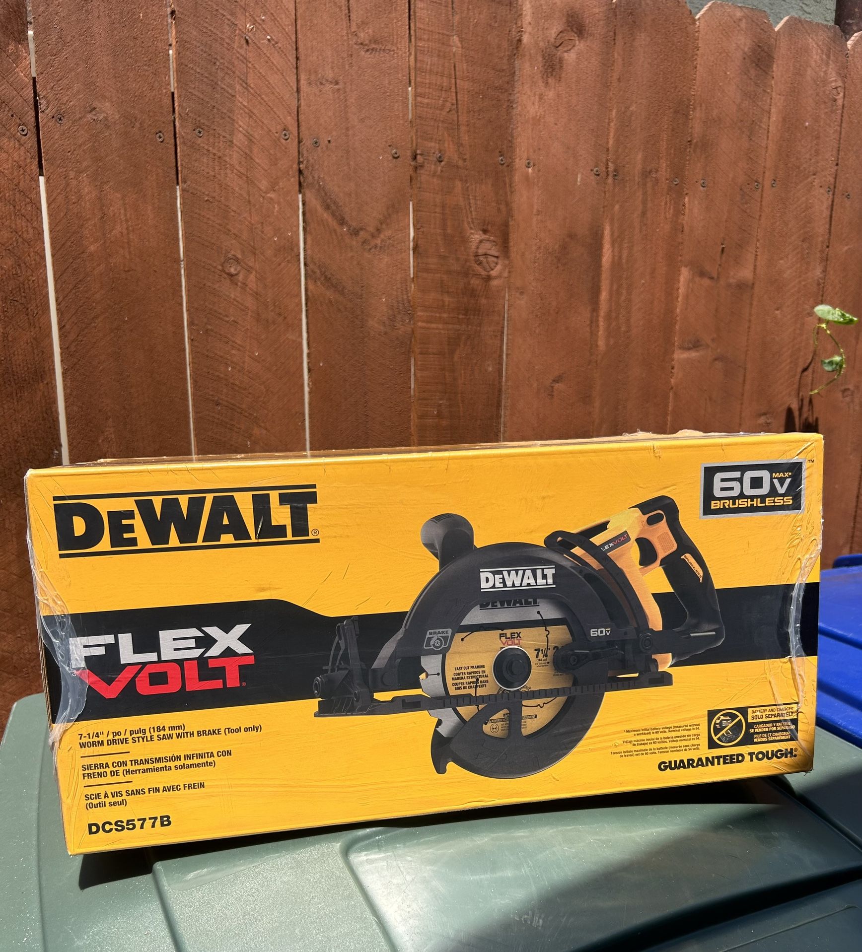 DEWALT FLEXVOLT 60V MAX Cordless Brushless 7-1/4 in. Wormdrive Style Circular Saw (Tool Only)