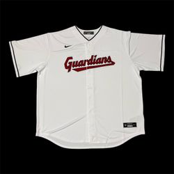 Men's Size 3XL Cleveland Guardians Nike Vapor Elite Home White Jersey NWOT