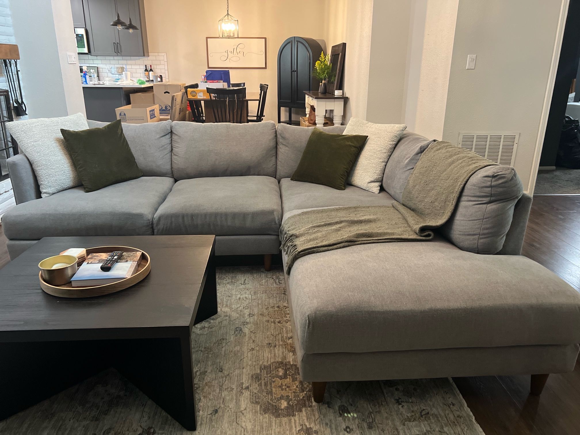 Living Spaces Sectional