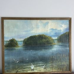 Oil Painting On Canvas W41” X H34”