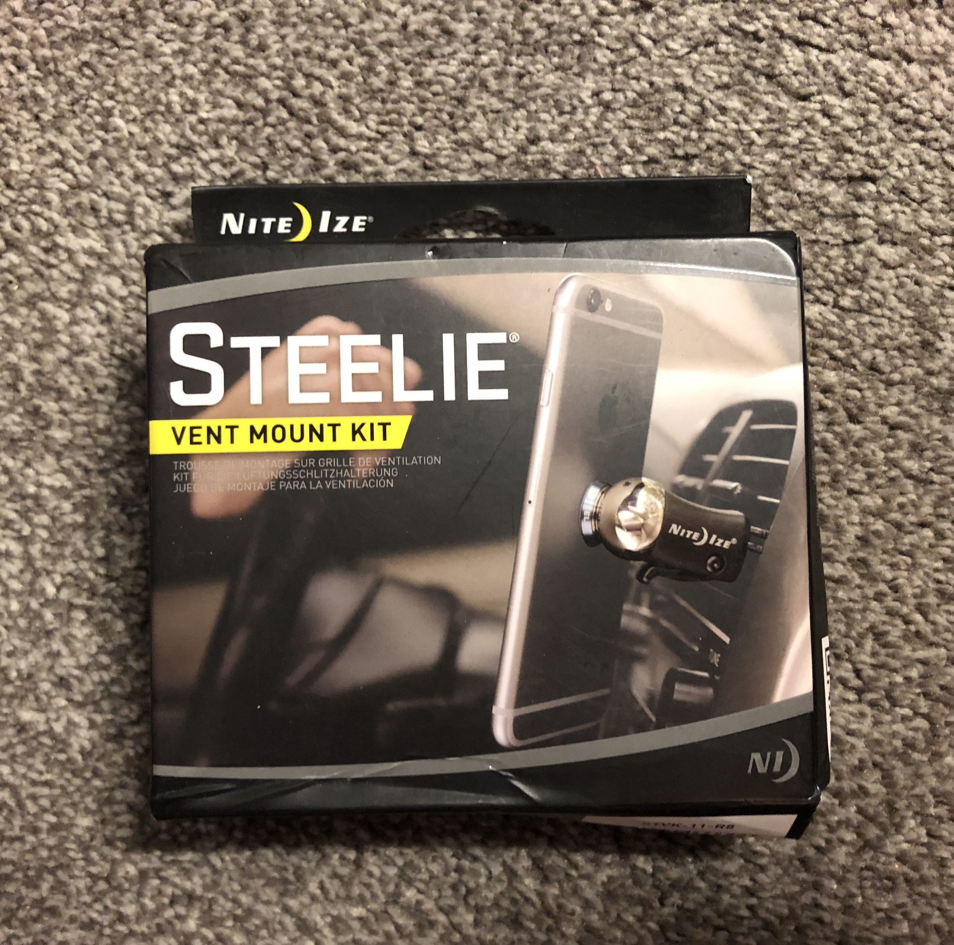 Nite-Ize Brand “Steelie” Cell Phone Vent Mount Kit