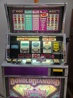 Slot machine I GT double diamond deluxe
One of the funner machines.