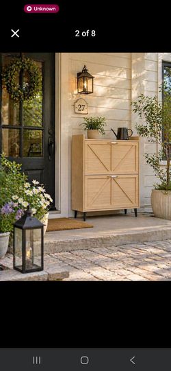 Storage Cabinet with Black Legs