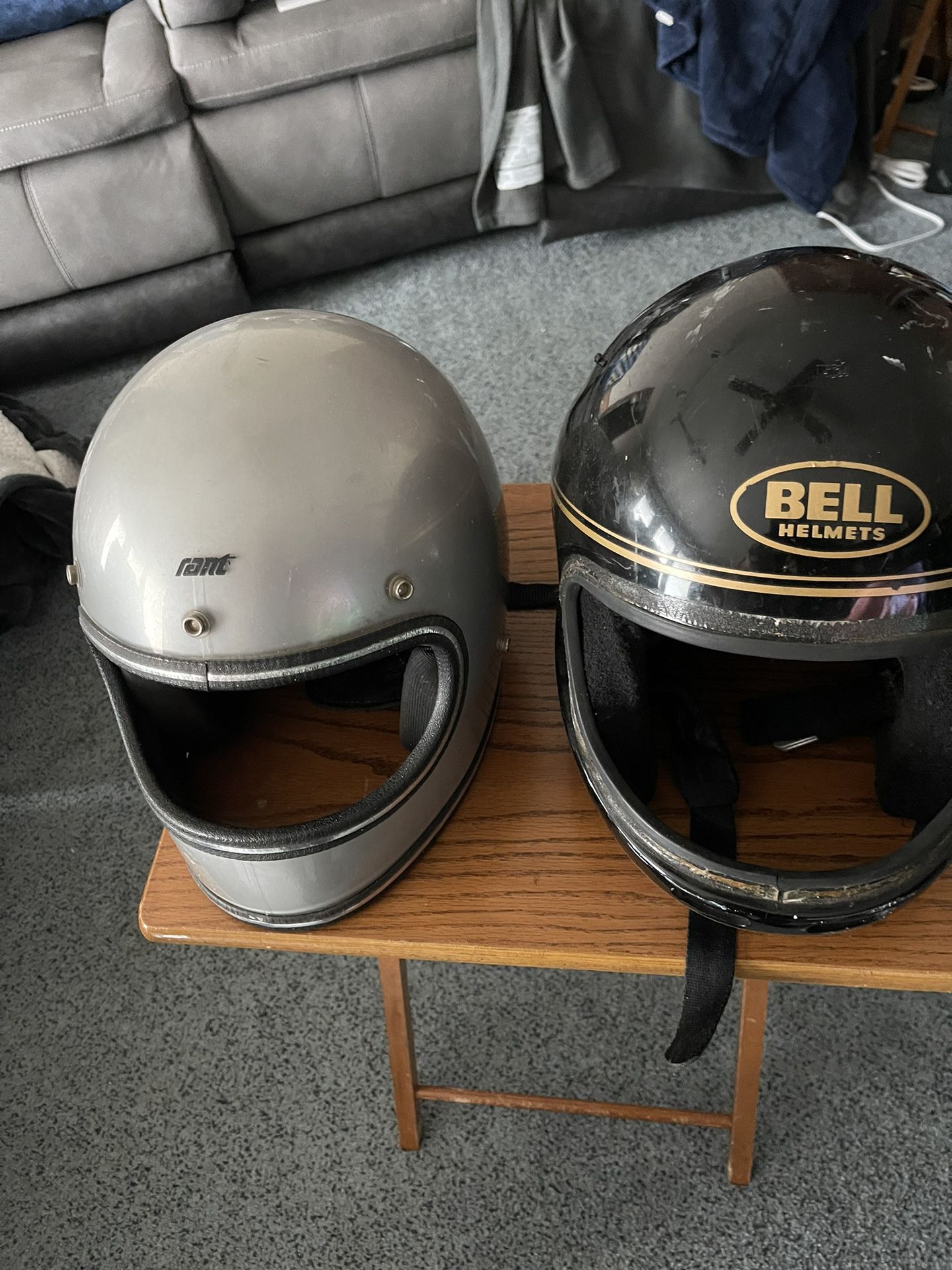 1 Lot Of Vintage Motorcycle Helmets