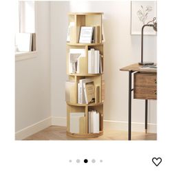 New, Rotating Bookshelf(assembled Already 