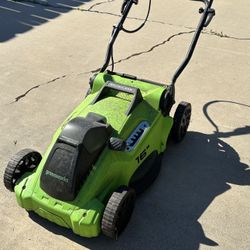 Greenworks Electric Lawnmower