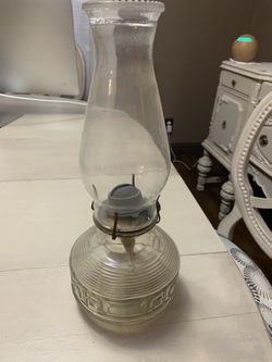 Antique oil lamp