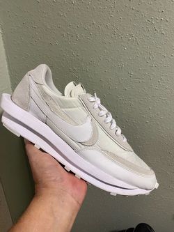 Nike sacai x LDWaffle White Nylon Size 14 Authentic