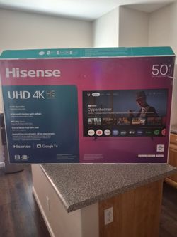 50' inch. HISENSE TV
