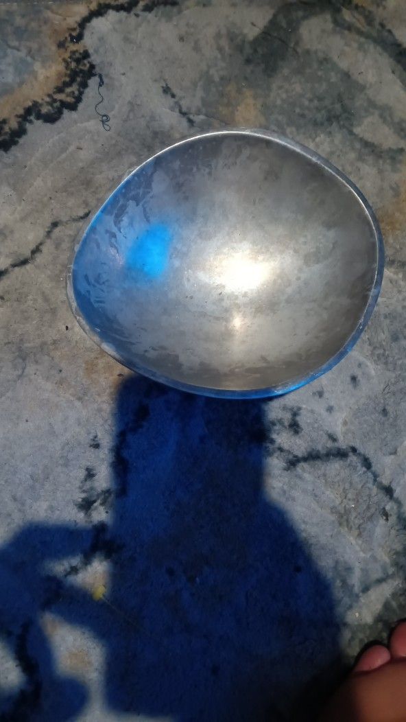 Vintage Nambe Silver Butterfly Bowl 