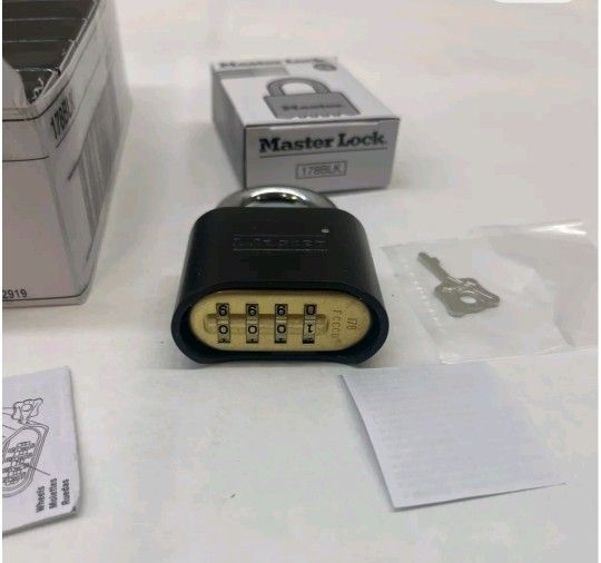 Master - Lock - Black - Combination