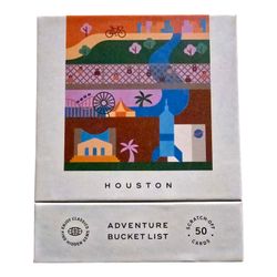 Houston Adventure Bucket List 48 Scratch-Off Cards